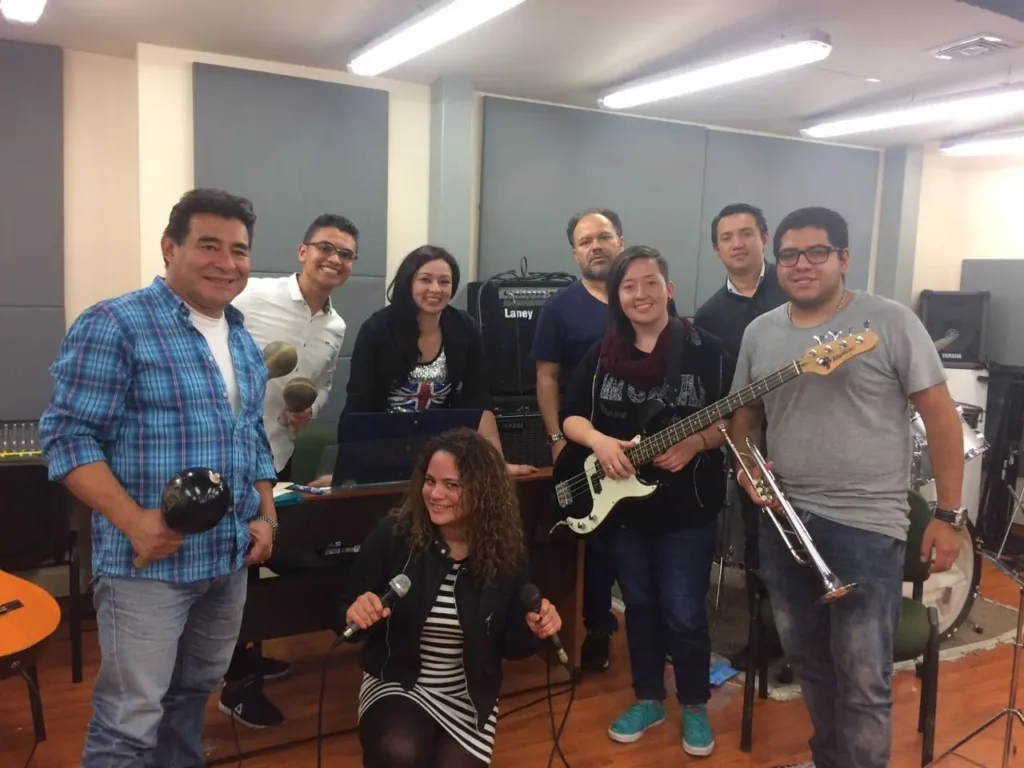 Ensayo de la orquesta "Son Sabor"